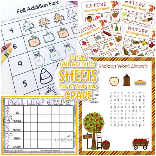 free printable fall worksheets for preschoolers