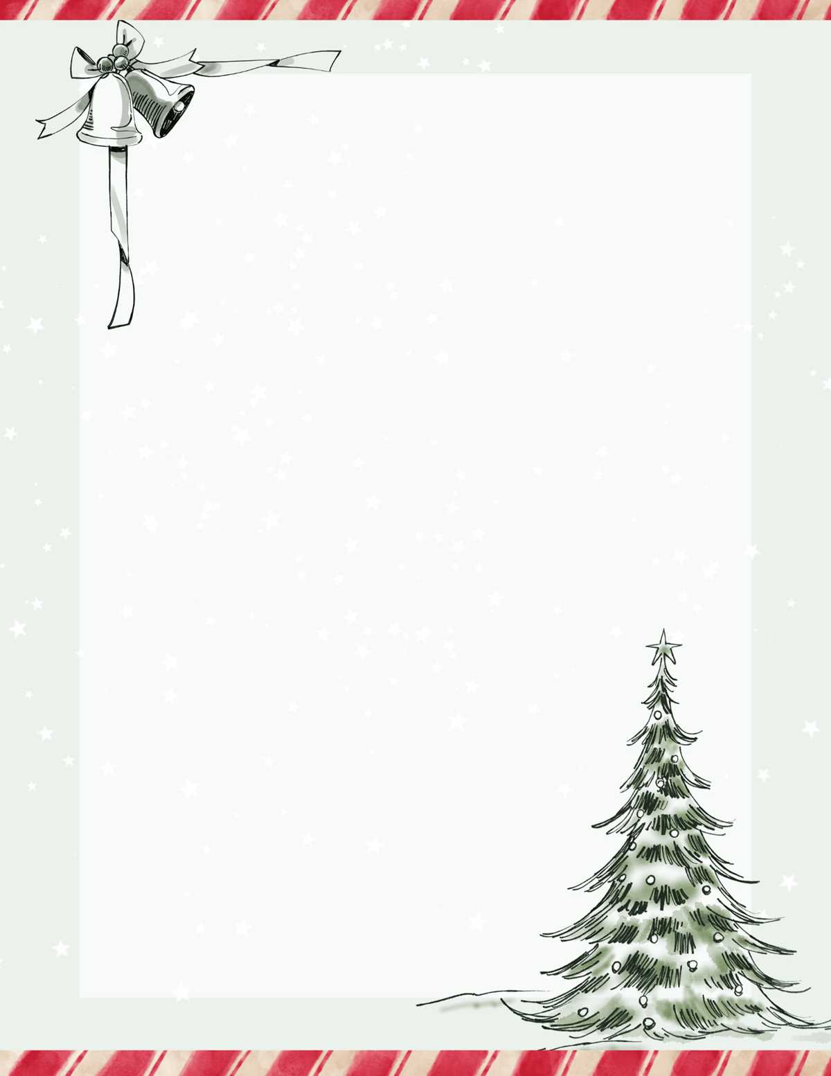 christmas paper borders free printable