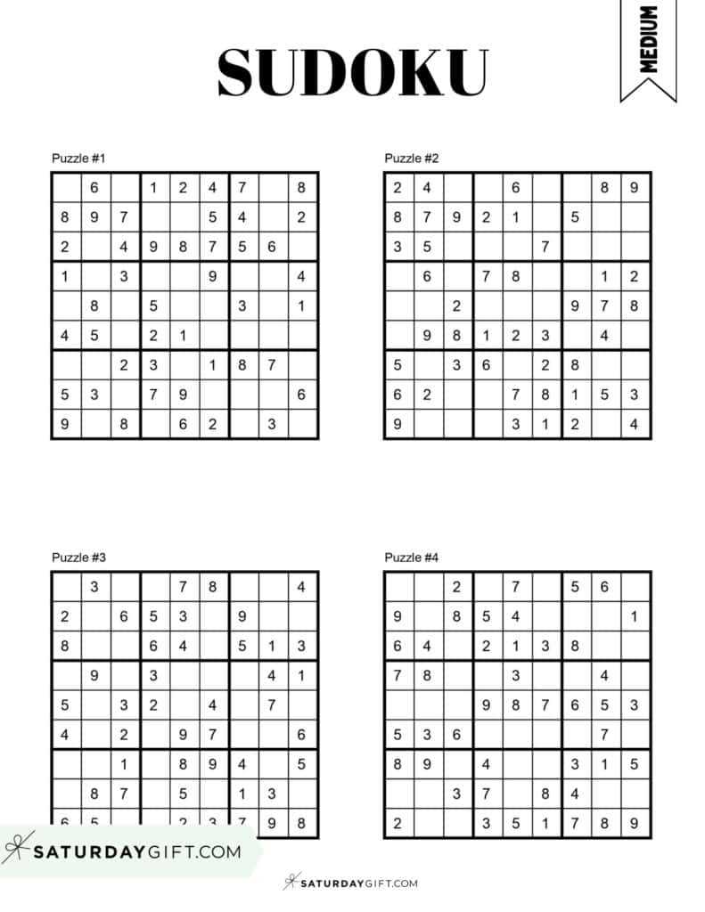 large print sudoku printable