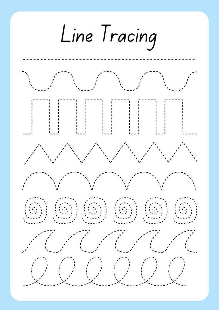 line tracing printable