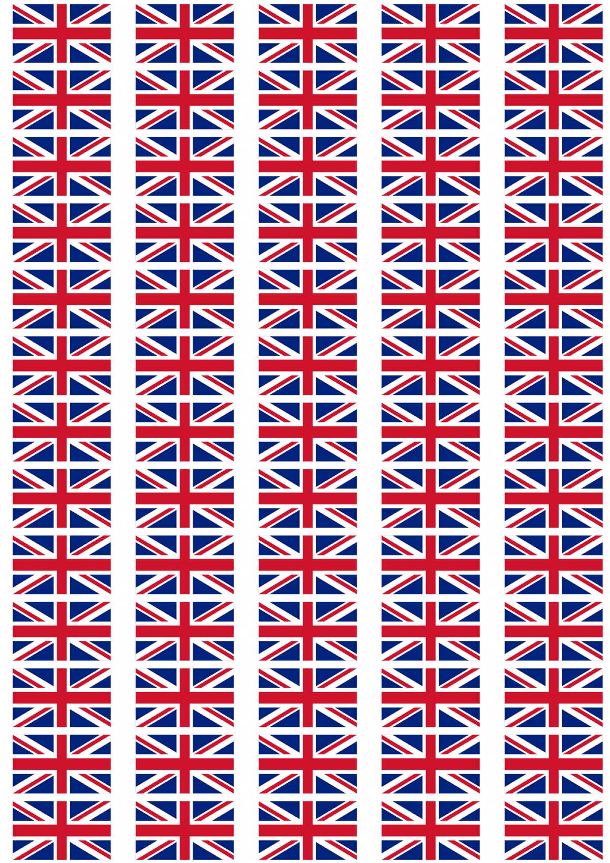 great britain flag printable