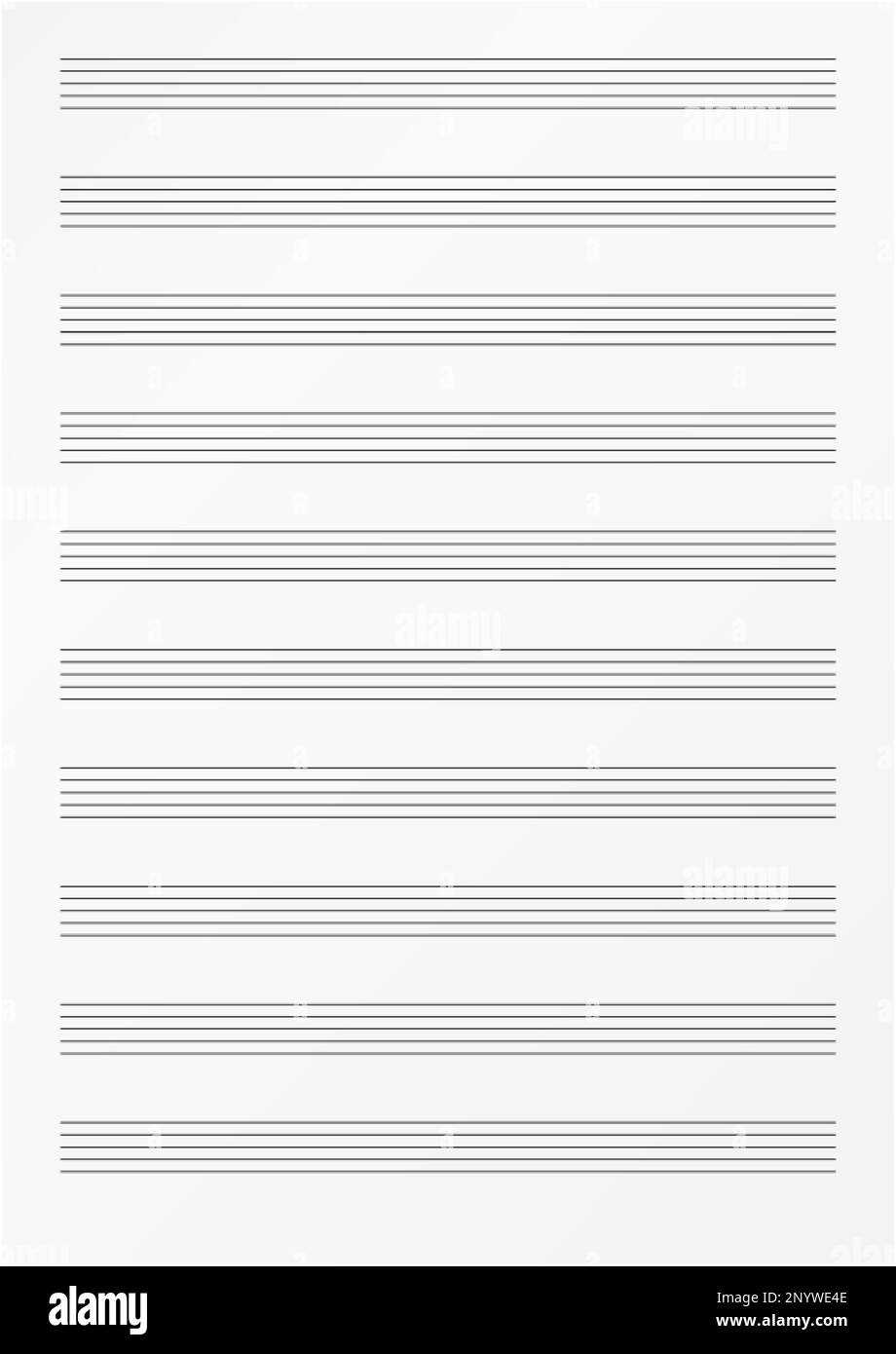 free printable sheet music blank