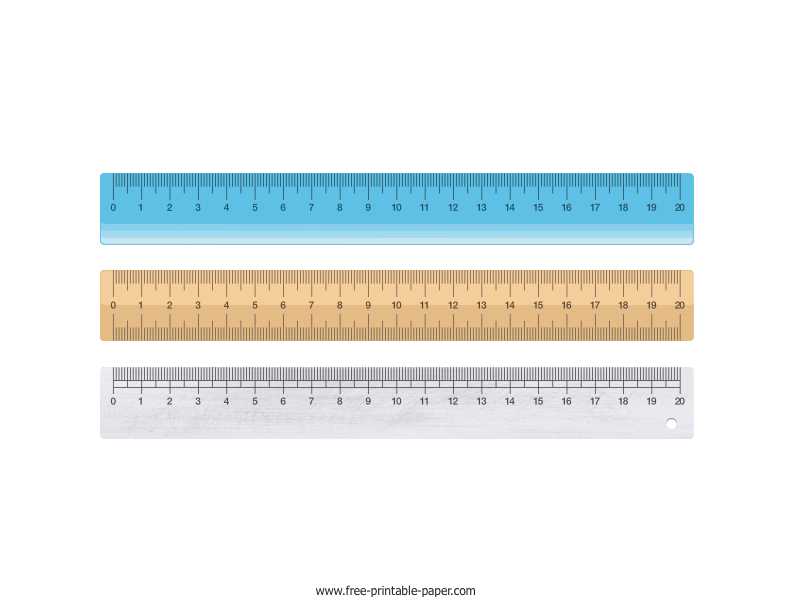 printable ruler with centimeters