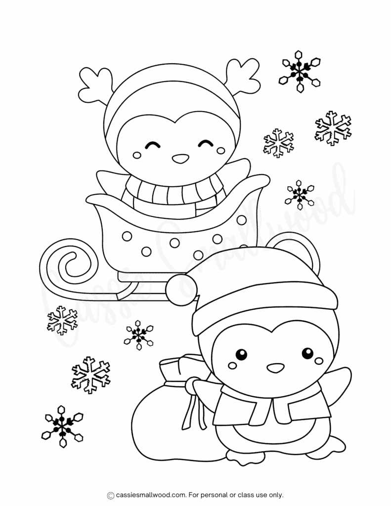 free printable penguin