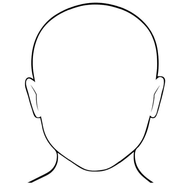 face template printable