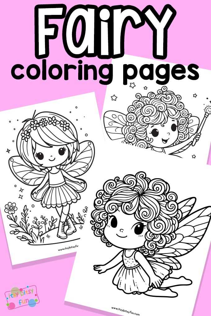 fairy colouring in pages printable