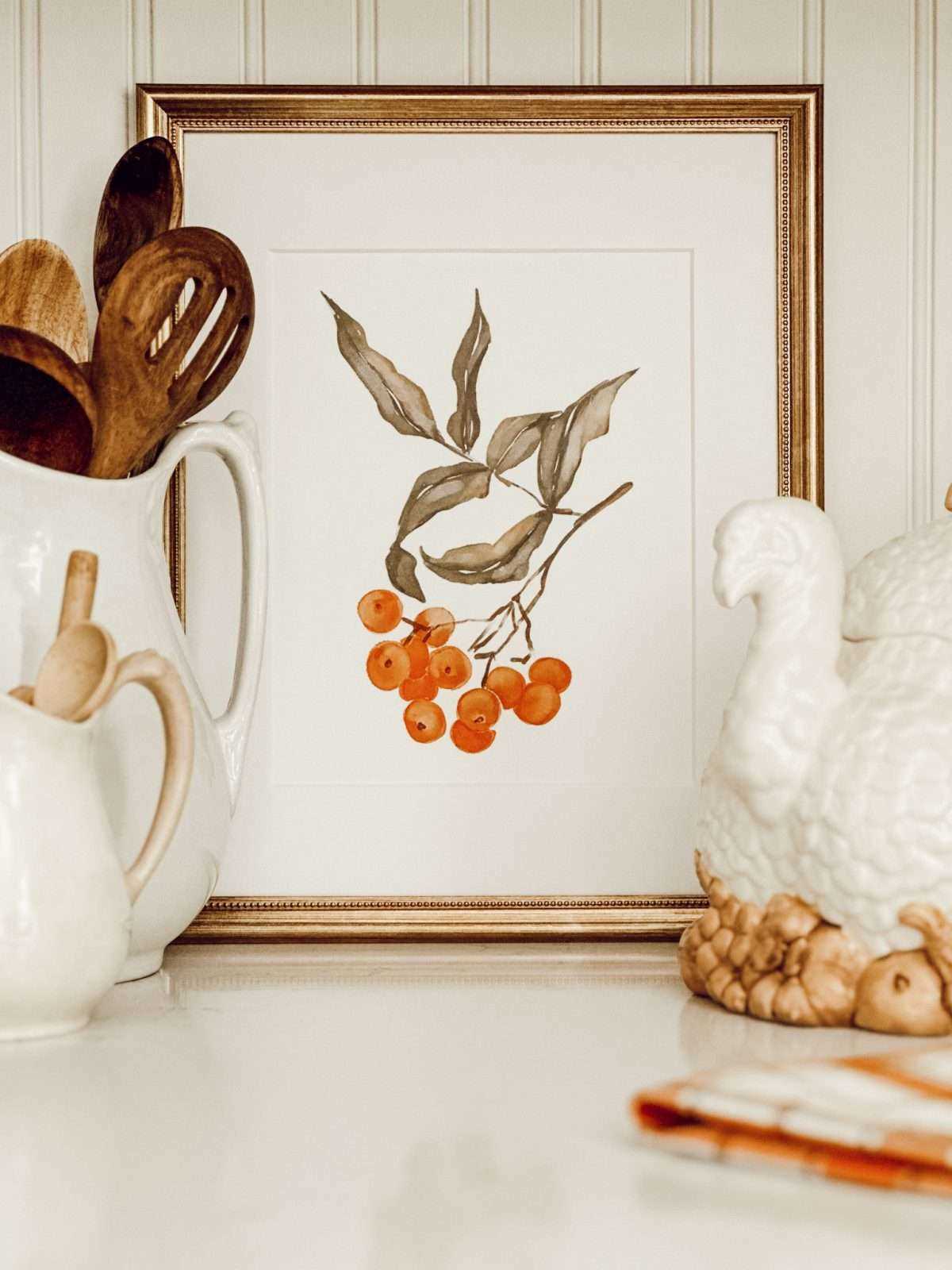 fall decor printables