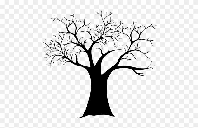 fall tree outline printable