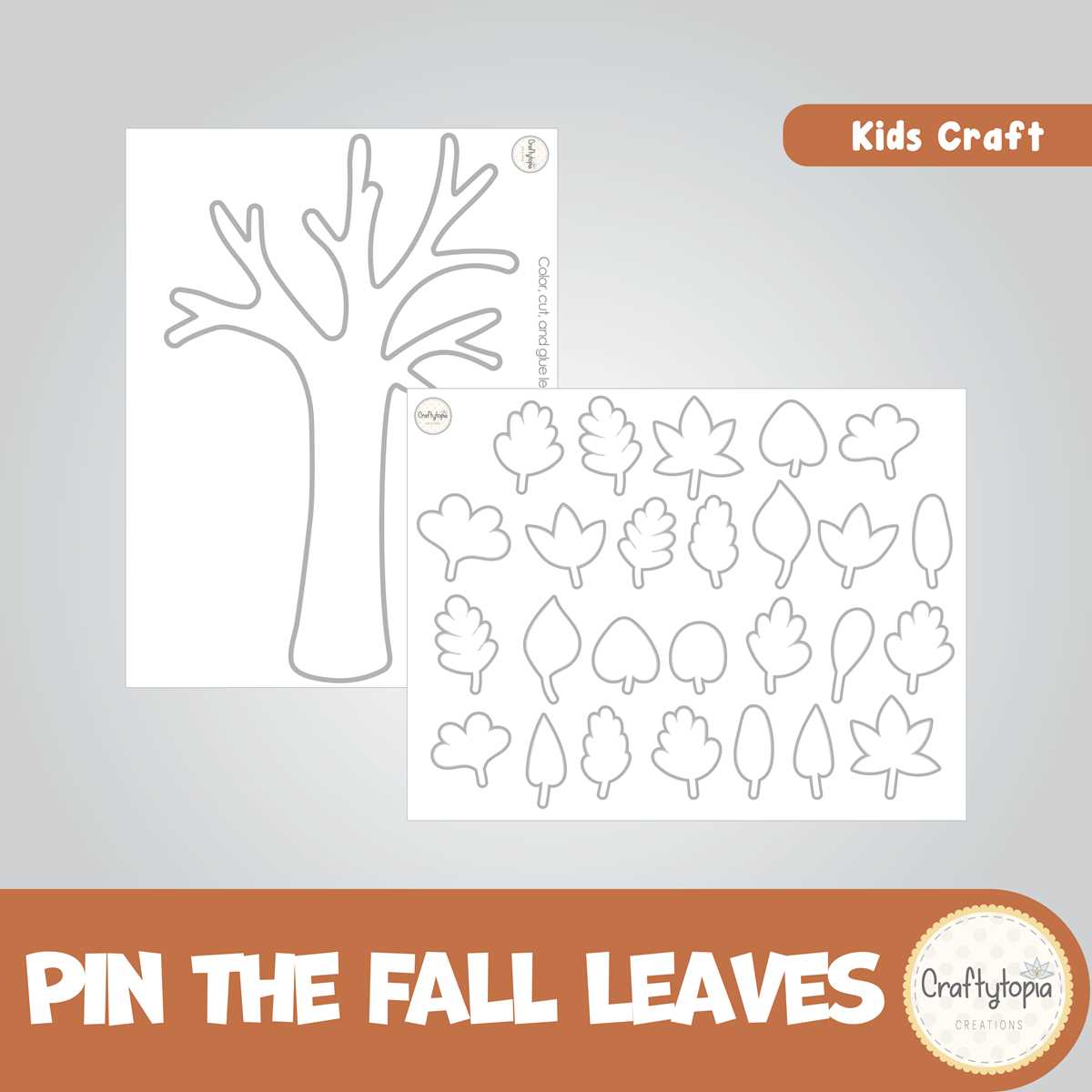 fall tree template printable