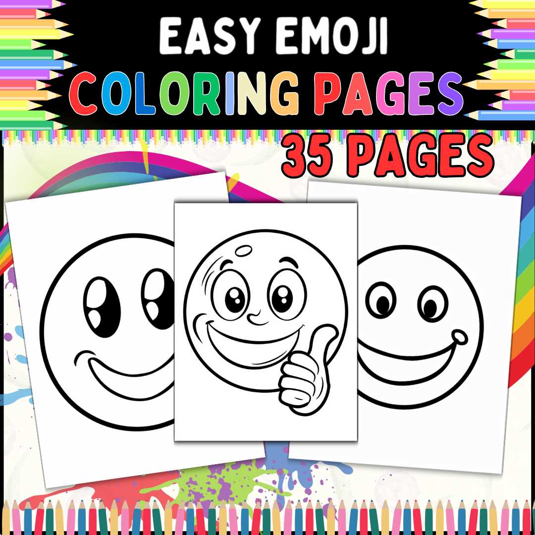 emoji coloring book printable