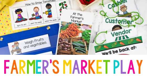 farmers market dramatic play free printables