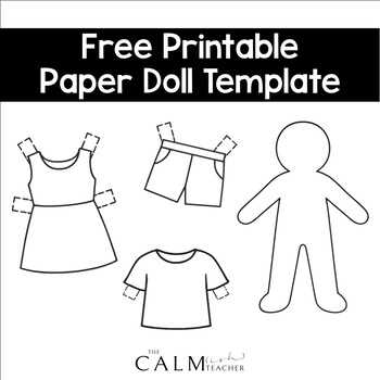 paper doll template printable