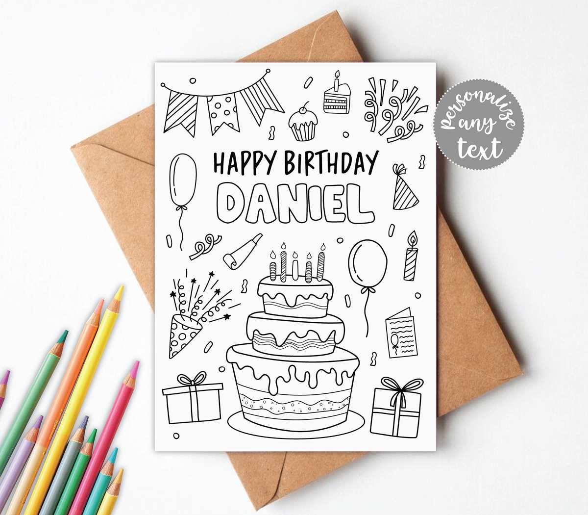 etsy printable birthday cards