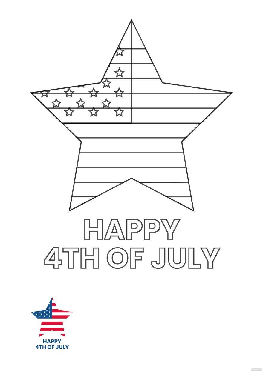 4th of july printable