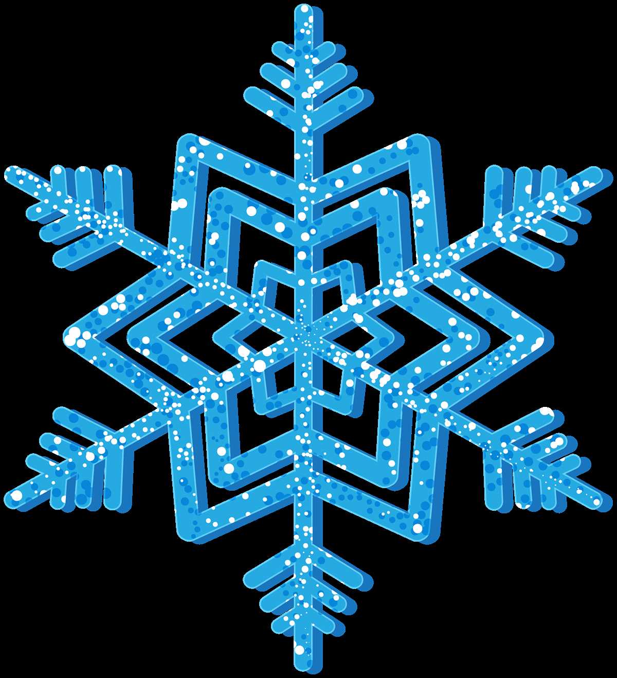 printable snowflake clipart