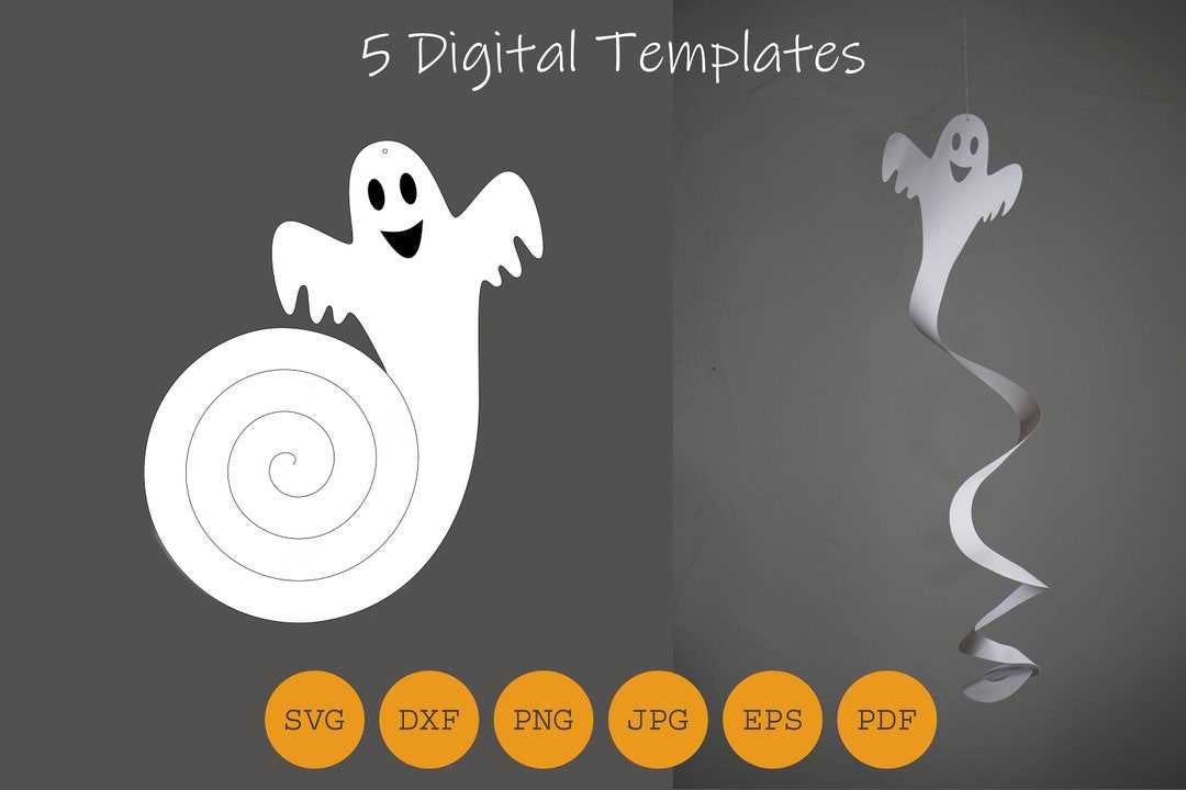 ghost cut out printable