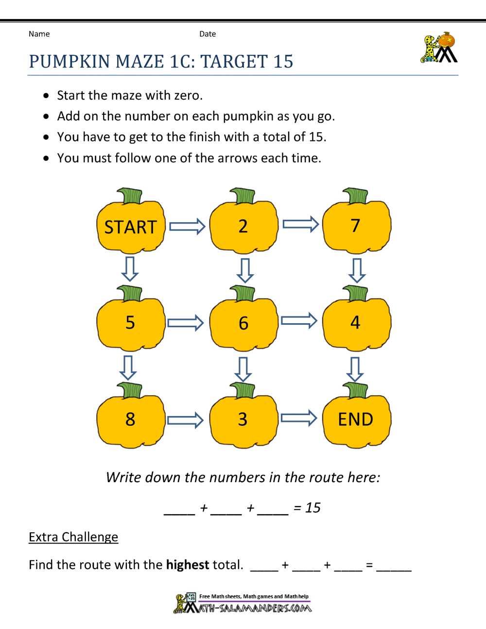 first grade math printables