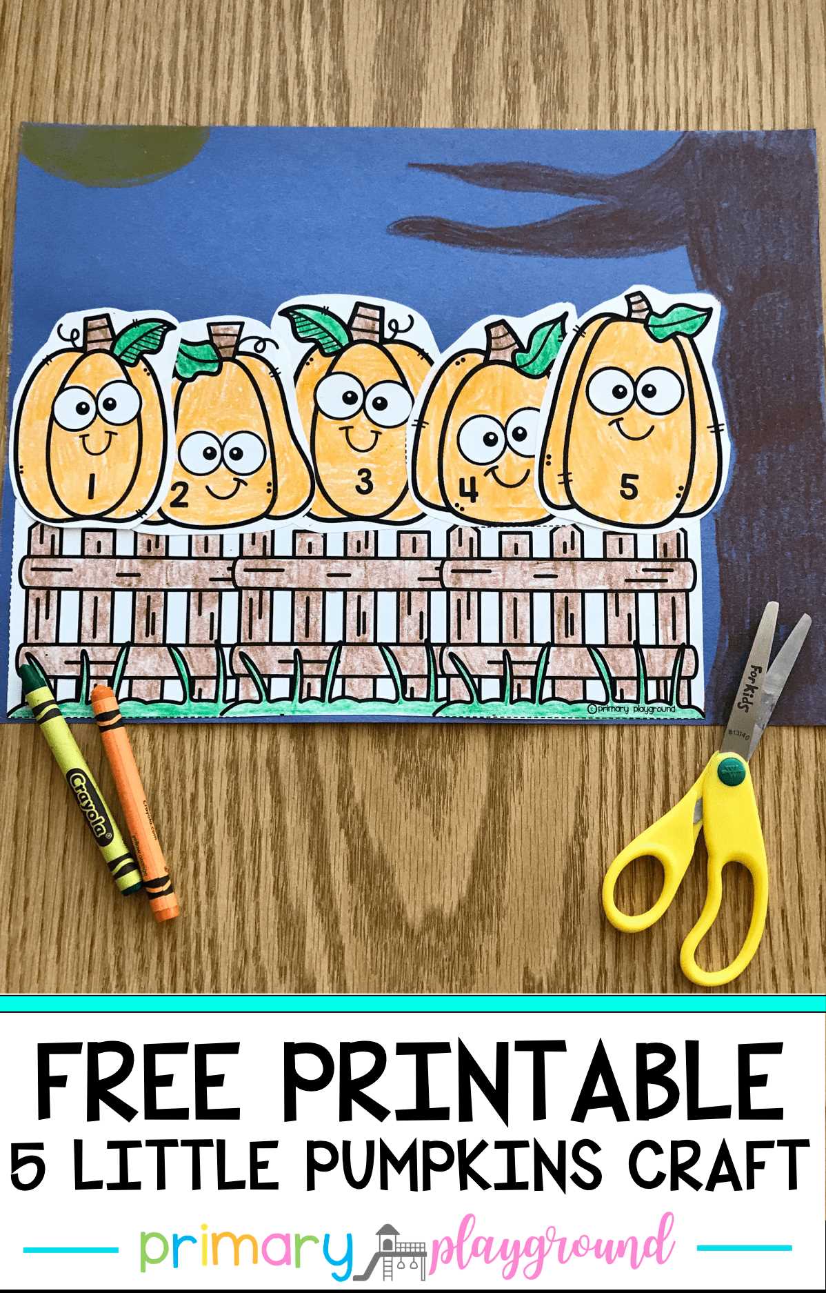 five little pumpkins printable