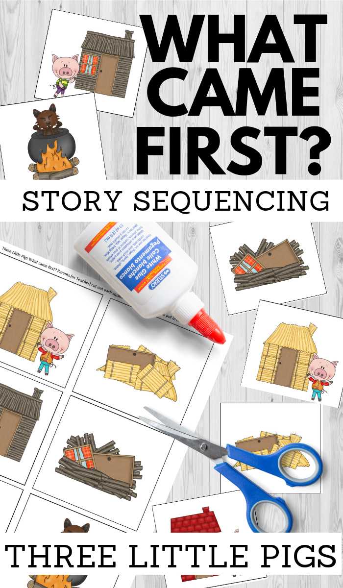 3 little pigs printable story