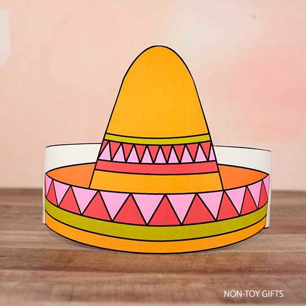 sombrero hat printable