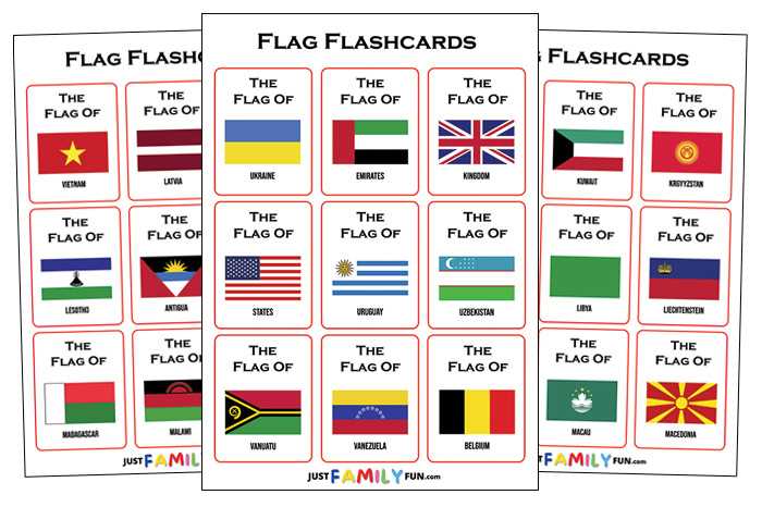 flags of countries printable