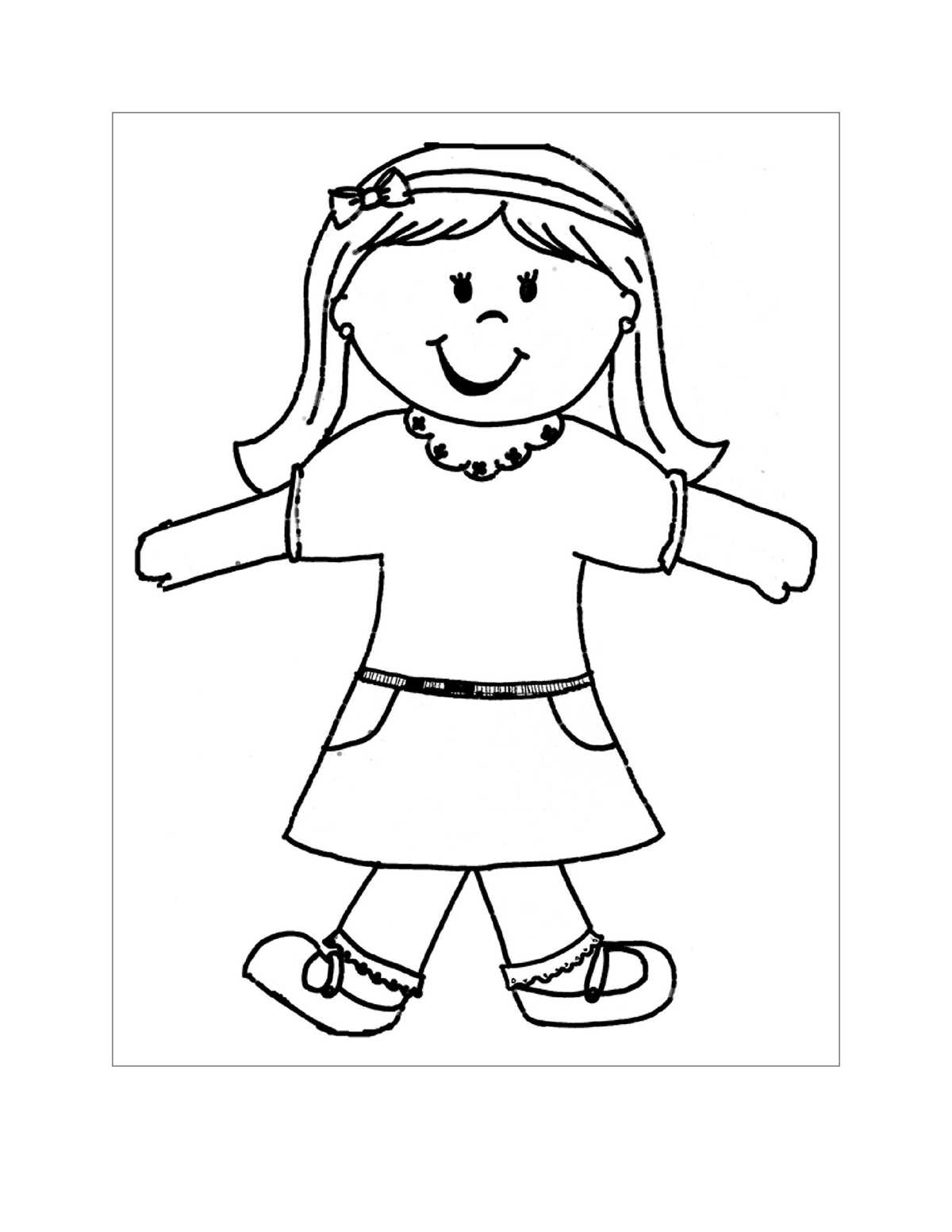 flat stanley template printable