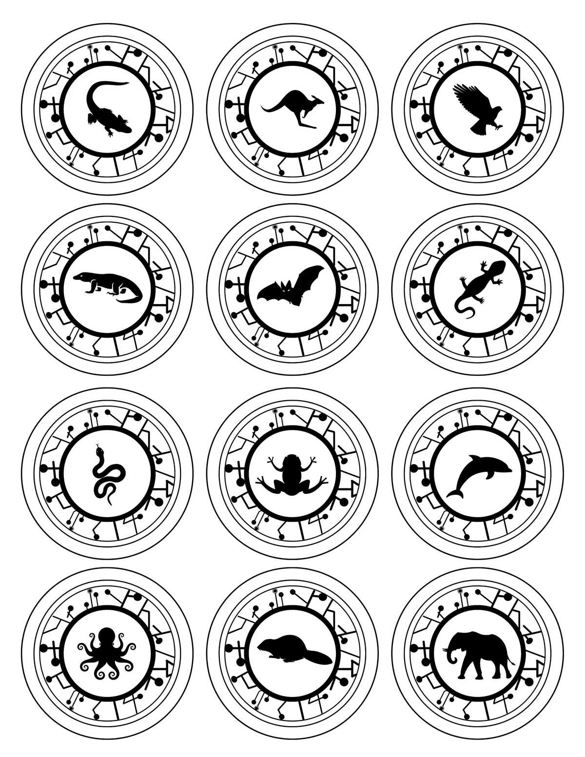 wild kratts coloring pages printable