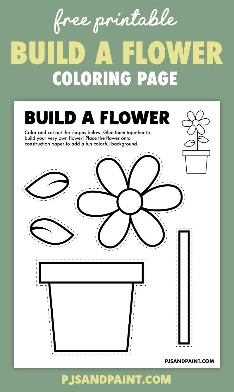 flower craft printable