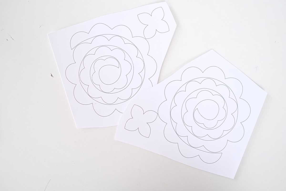 flower pattern printable