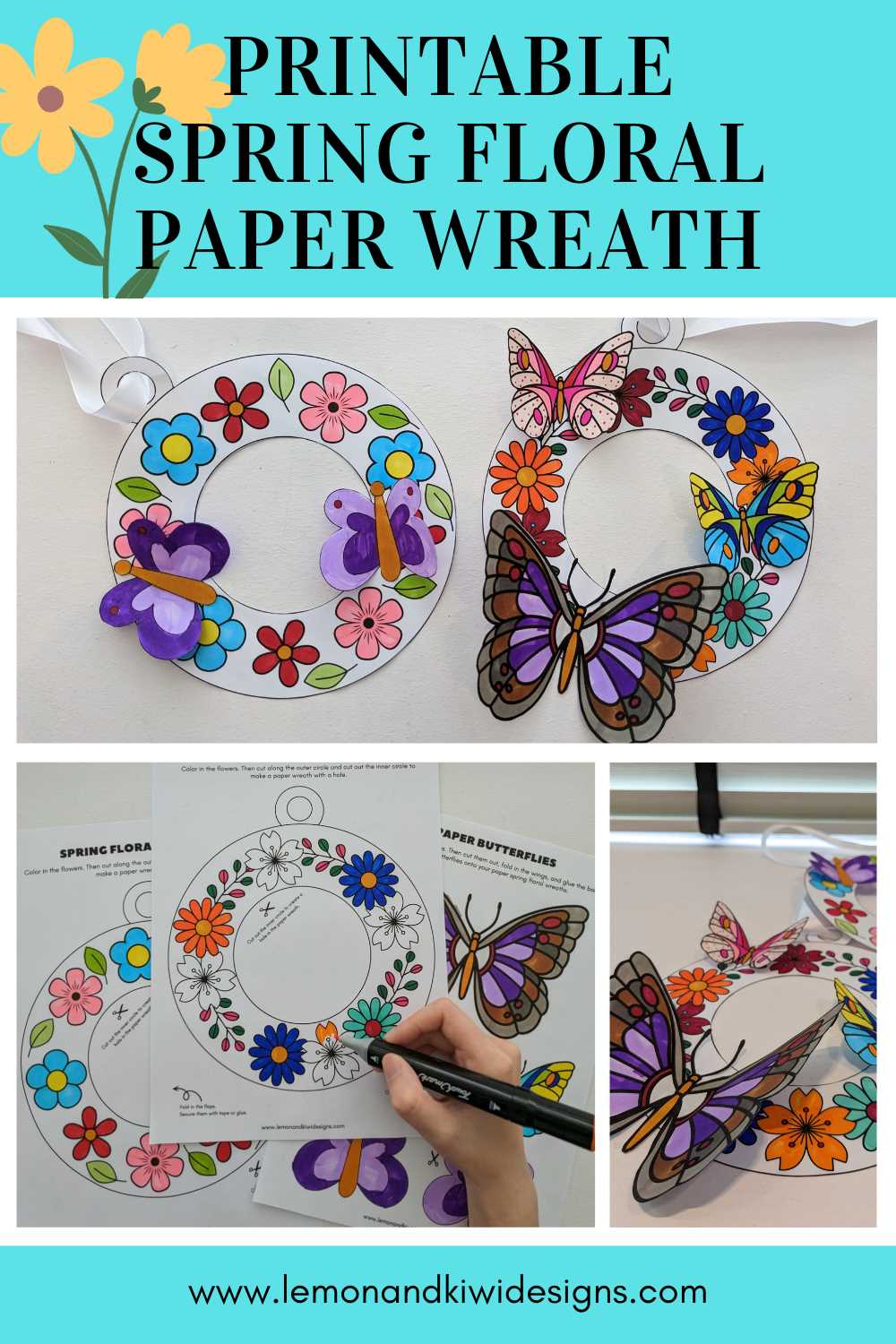 flower printable craft