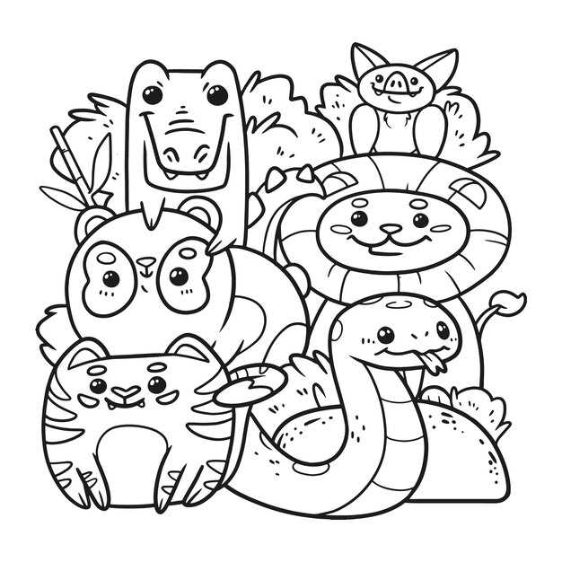 zoo animal printables