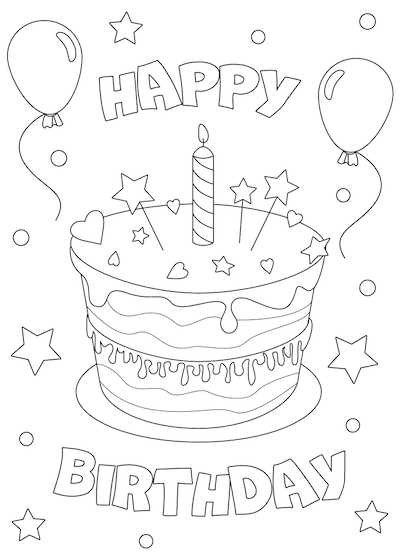 foldable happy birthday dad printable coloring card