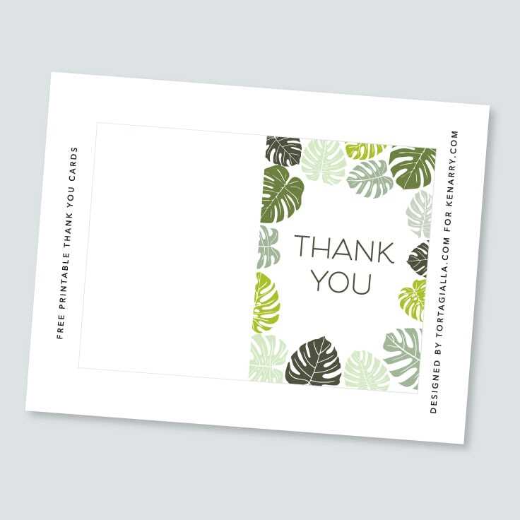 foldable printable thank you cards