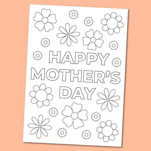 folding mothers day cards printable