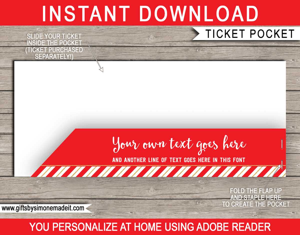 make your own tickets free printable