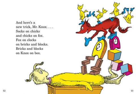 fox in socks printable book