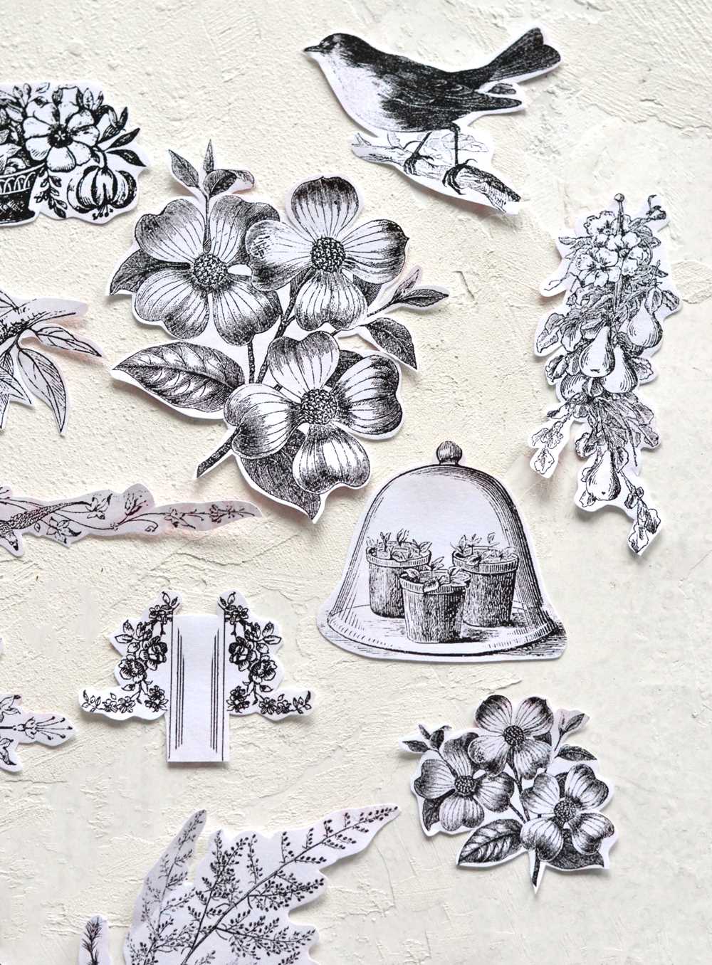 cutout aesthetic stickers printable
