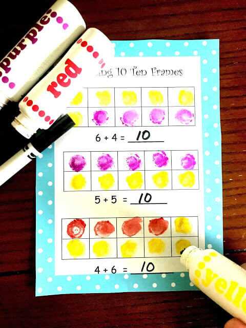 free 10 frame printables