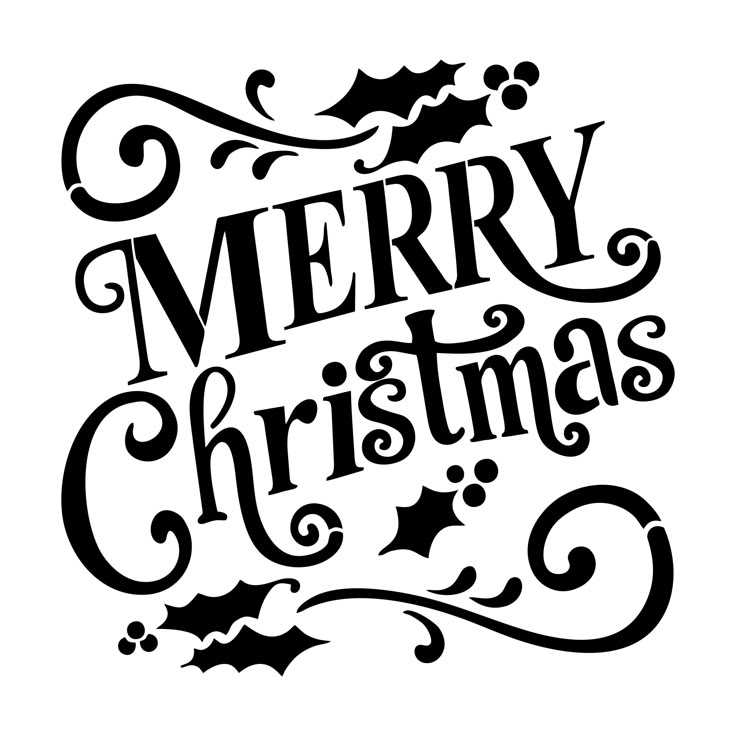 free christmas printable stencils