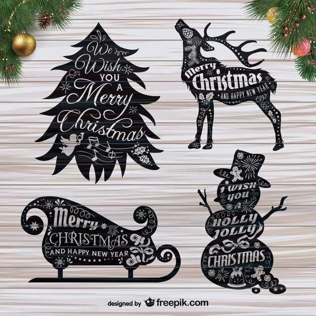 free christmas stencils printable