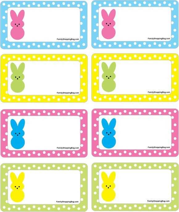 free easter tags printables