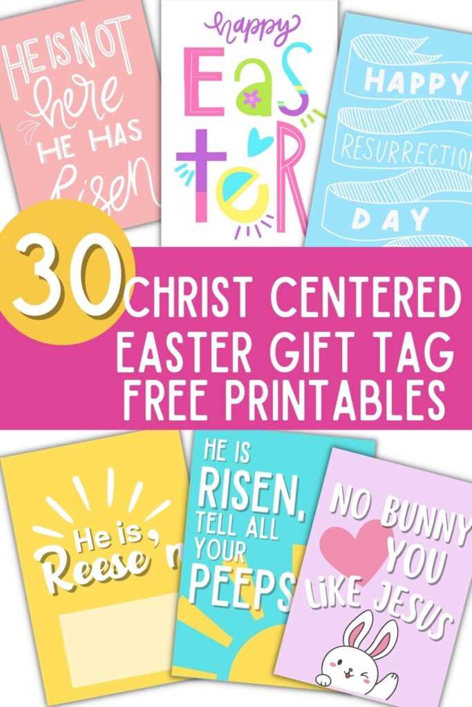 free easter tags printables