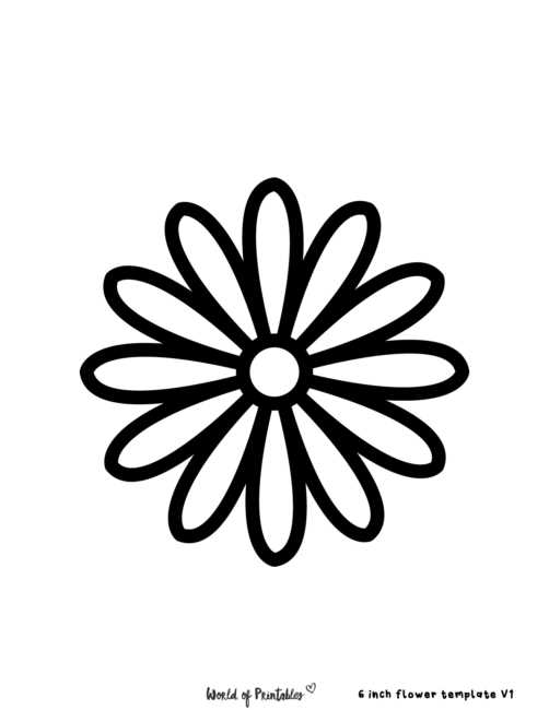 free flower printables