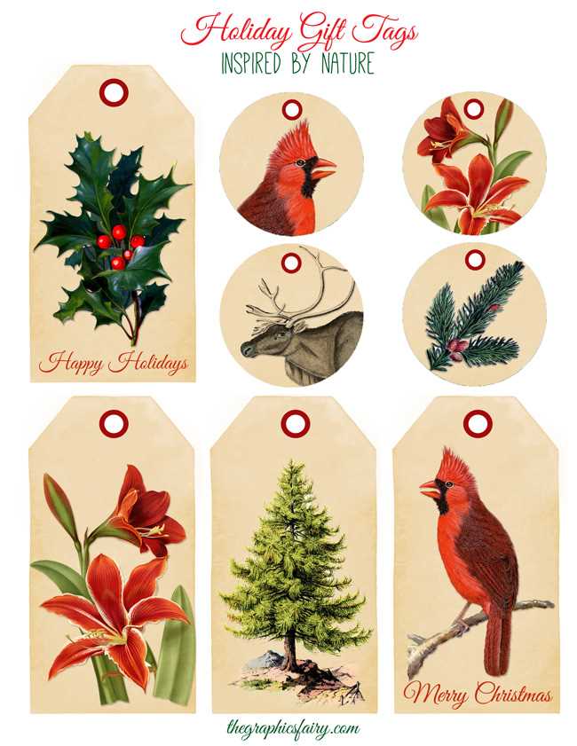 free gift tag printables christmas