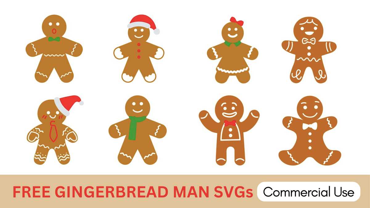 free gingerbread template printable