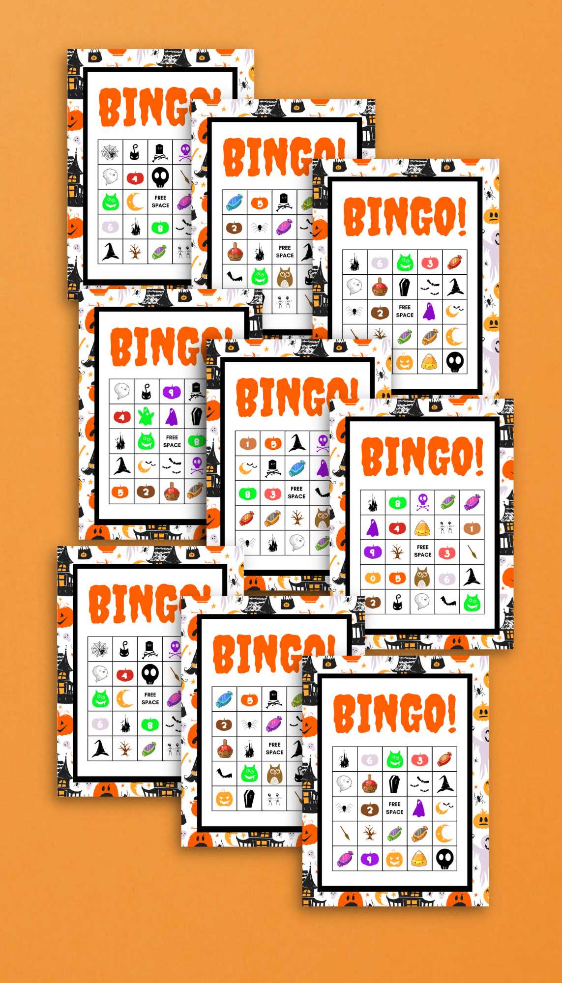 free halloween bingo printables