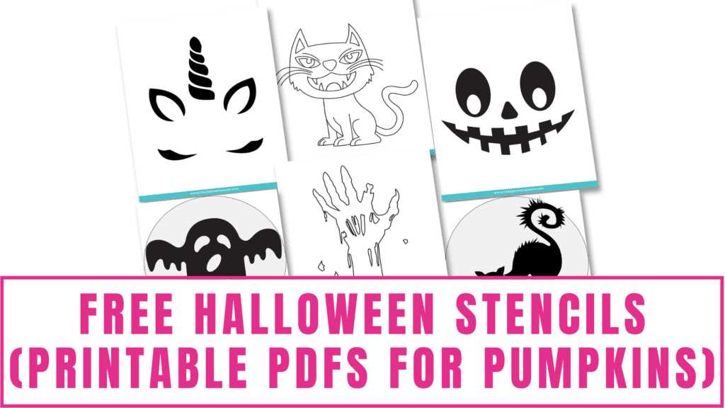 free halloween printable stencils