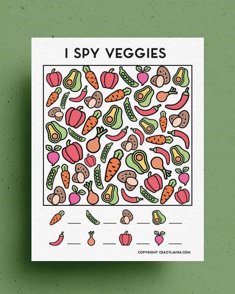 free i spy printables