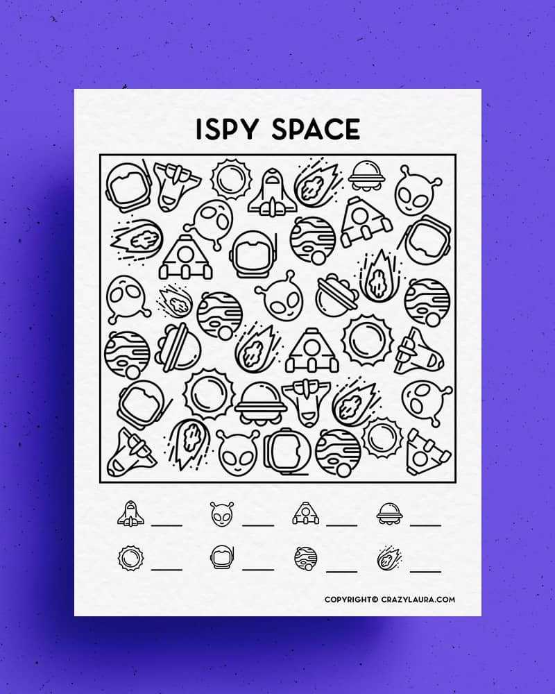 free i spy printables