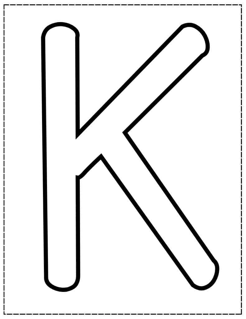 free large letter printables